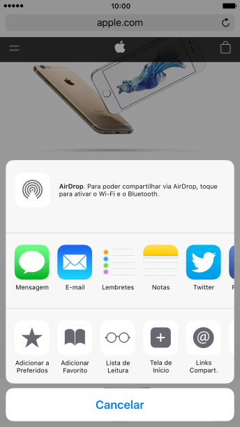 Pressione Adicionar Favorito. Pressione Adicionar Favorito.