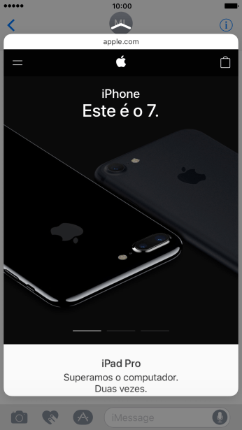 Pressione a tela com intensidade para visualizar uma parte do conteúdo desejado. Pressione a tela com intensidade para visualizar uma parte do conteúdo desejado.