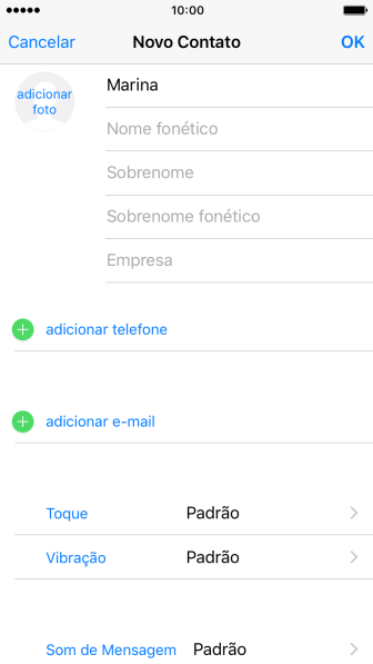 Pressione Sobrenome, e digite o sobrenome . Pressione Sobrenome, e digite o sobrenome .