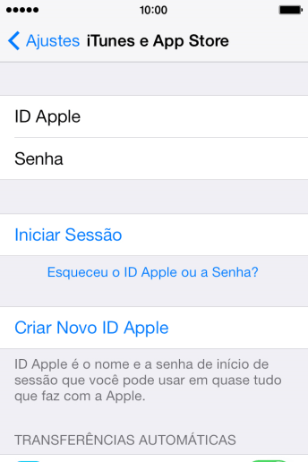 Pressione Iniciar Sessão. Pressione Iniciar Sessão.