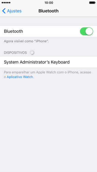 Pressione o dispositivo Bluetooth desejado, e siga as instruções da tela para conectar o dispositivo ao seu celular. Pressione o dispositivo Bluetooth desejado, e siga as instruções da tela para conectar o dispositivo ao seu celular.