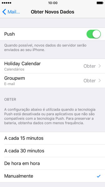 Pressione o indicador ao lado de Pressione o indicador ao lado de