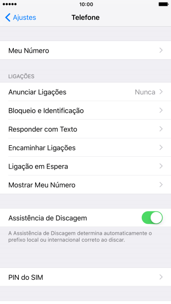 Pressione Anunciar Ligações. Pressione Anunciar Ligações.