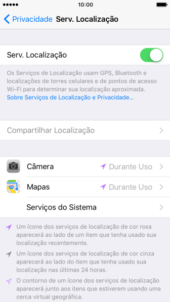 Pressione o indicador ao lado de Pressione o indicador ao lado de