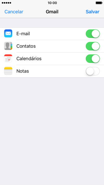 Se a tela mostrar essa imagem, sua conta foi reconhecida e configurada automaticamente. Siga as instruções da tela para inserir mais informações e finalizar a configuração. Se a tela mostrar essa imagem, sua conta foi reconhecida e configurada automaticamente. Siga as instruções da tela para inserir mais informações e finalizar a configuração.