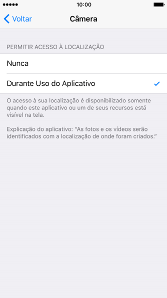Pressione a configuração desejada para ativar ou desativar a função. Pressione a configuração desejada para ativar ou desativar a função.