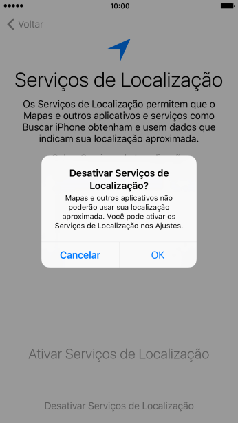 Se você desativar a função, deve pressionar OK. Se você desativar a função, deve pressionar OK.