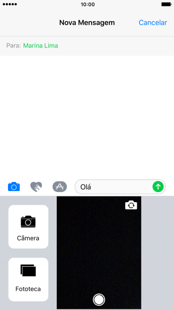 Pressione Fototeca, e navegue até a pasta desejada. Pressione Fototeca, e navegue até a pasta desejada.