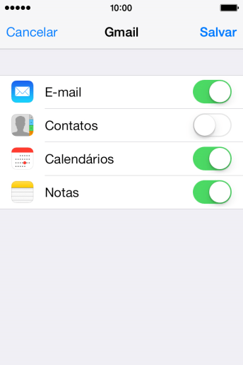 Se a tela mostrar essa imagem, sua conta foi reconhecida e configurada automaticamente. Siga as instruções da tela para inserir mais informações e finalizar a configuração. Se a tela mostrar essa imagem, sua conta foi reconhecida e configurada automaticamente. Siga as instruções da tela para inserir mais informações e finalizar a configuração.