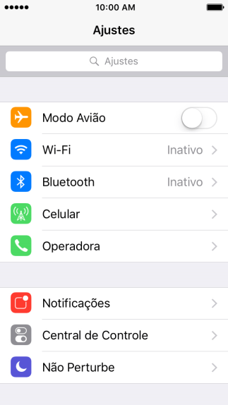Pressione Notificações. Pressione Notificações.