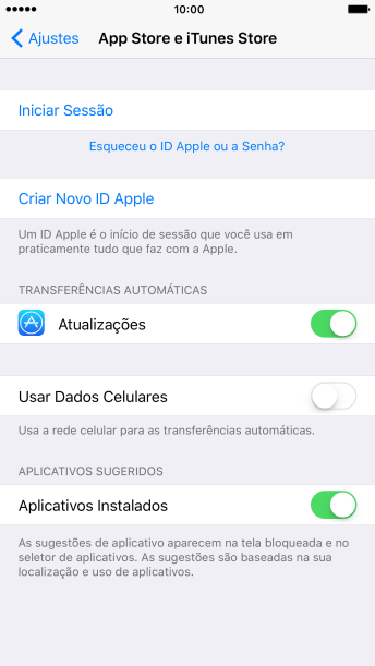 Pressione Iniciar Sessão. Pressione Iniciar Sessão.