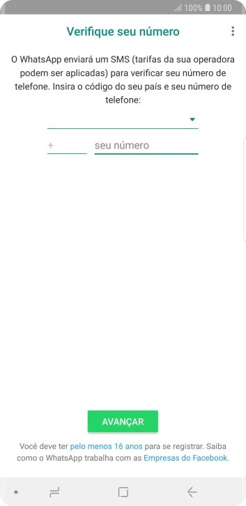 Pressione a lista suspensa. Pressione a lista suspensa.