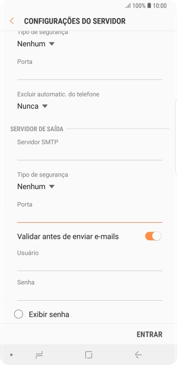 Pressione o indicador ao lado de Pressione o indicador ao lado de