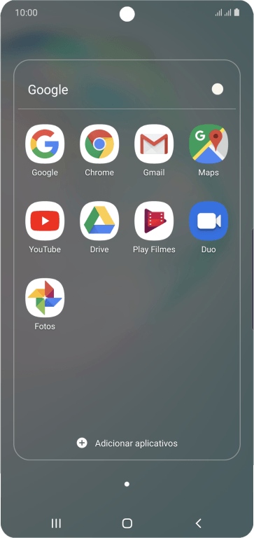 Pressione YouTube. Pressione YouTube.