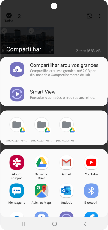 Pressione Salvar no Drive. Pressione Salvar no Drive.