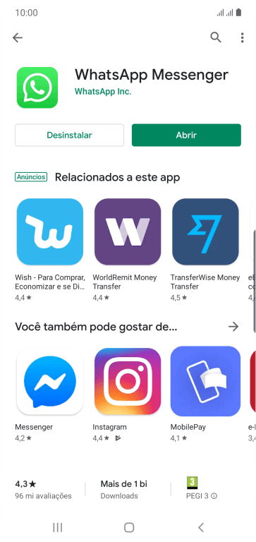 Pressione a tecla de início para voltar à tela inicial. Pressione a tecla de início para voltar à tela inicial.
