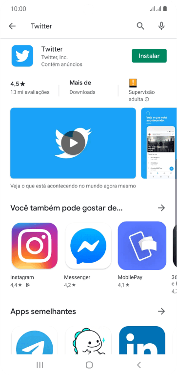 Pressione Twitter. Pressione Twitter.