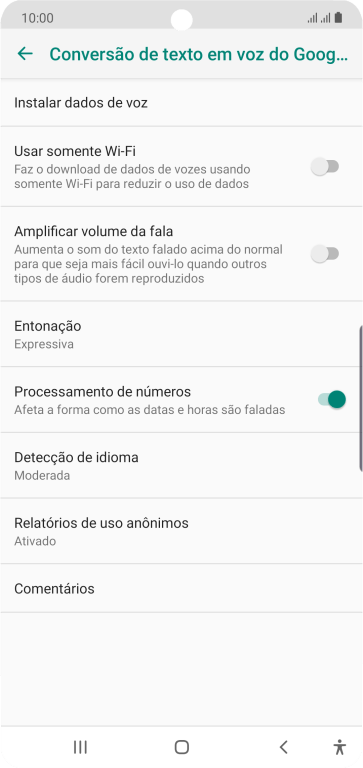 Pressione a tecla de início para finalizar e voltar à tela inicial. Pressione a tecla de início para finalizar e voltar à tela inicial.