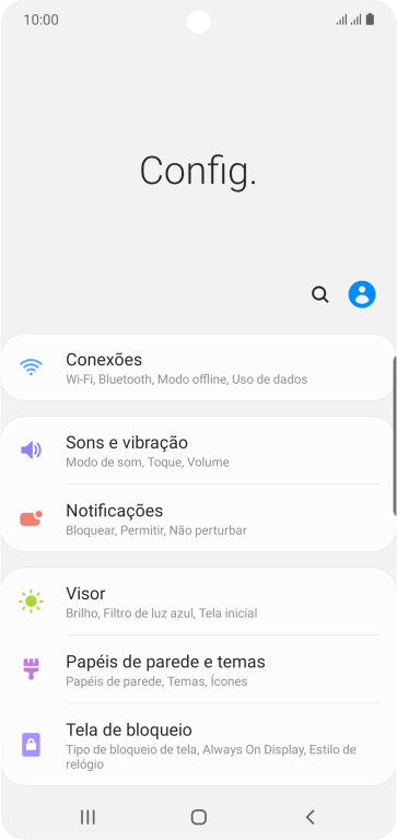 Pressione Conexões. Pressione Conexões.
