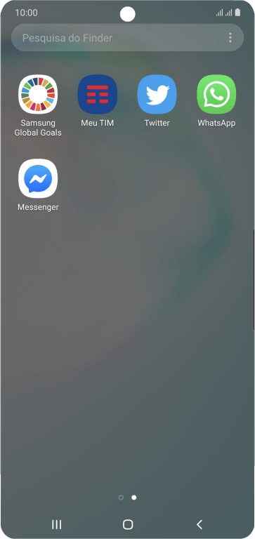 Pressione WhatsApp. Pressione WhatsApp.