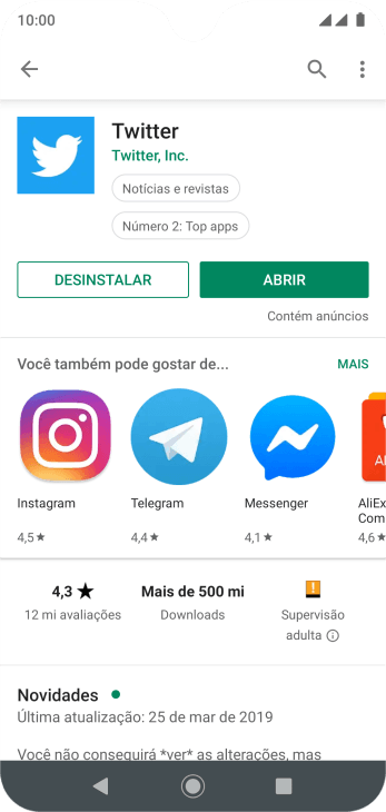 Pressione a tecla de início para finalizar e voltar à tela inicial. Pressione a tecla de início para finalizar e voltar à tela inicial.