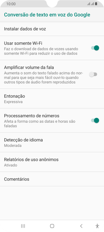 Pressione a tecla de início para finalizar e voltar à tela inicial. Pressione a tecla de início para finalizar e voltar à tela inicial.