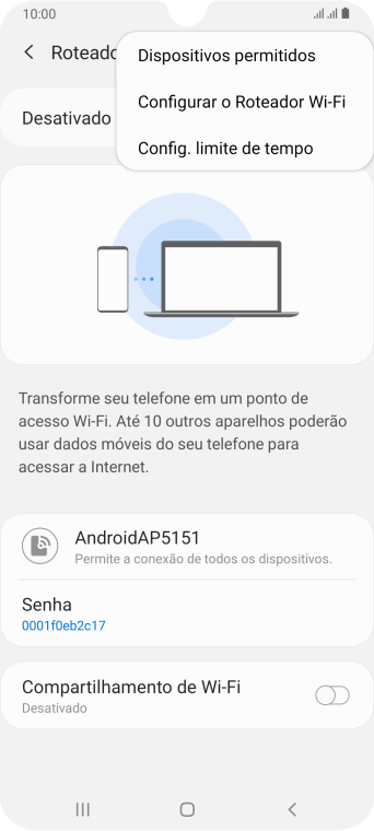 Pressione Configurar o Roteador Wi-Fi. Pressione Configurar o Roteador Wi-Fi.