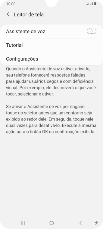 Pressione Configurações. Pressione Configurações.