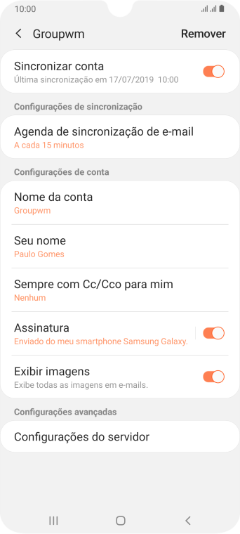 Pressione o indicador ao lado de Pressione o indicador ao lado de