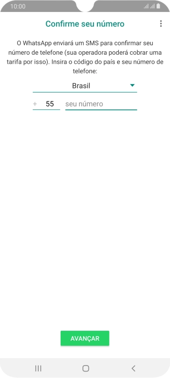 Pressione a lista suspensa. Pressione a lista suspensa.