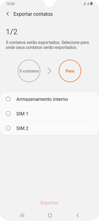Pressione o chip desejado. Pressione o chip desejado.