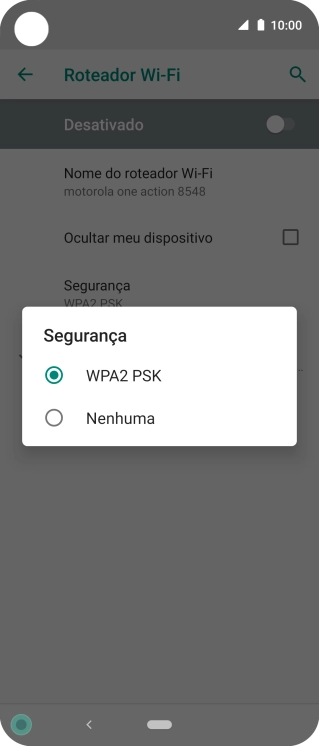 Pressione WPA2 PSK para proteger seu Roteador Wi-Fi com uma senha. Pressione WPA2 PSK para proteger seu Roteador Wi-Fi com uma senha.