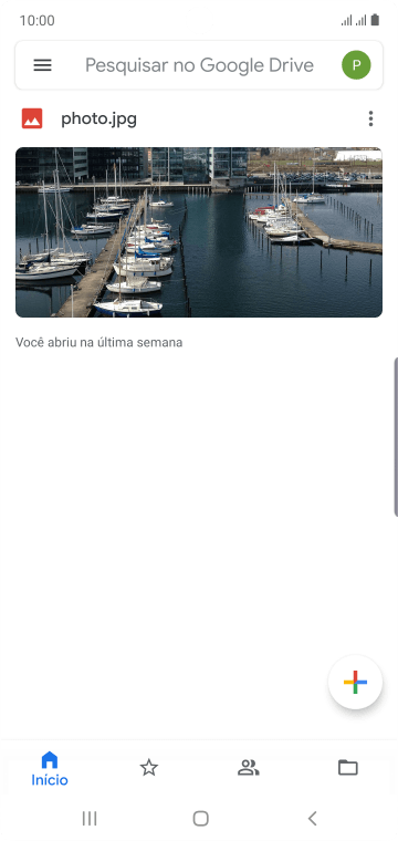 Pressione o ícone de pasta, e navegue até a pasta desejada. Pressione o ícone de pasta, e navegue até a pasta desejada.