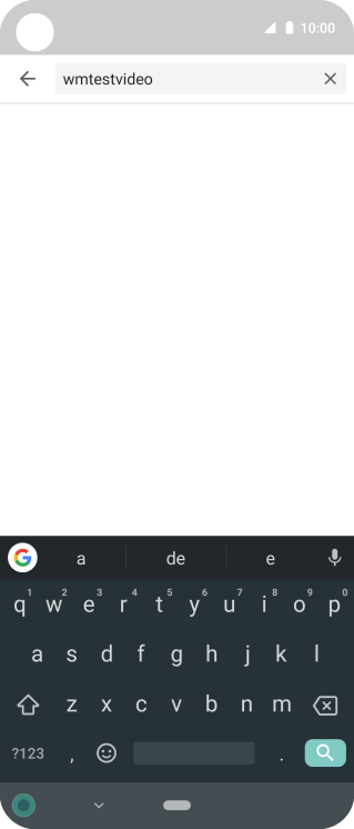 Digite a palavra de busca desejada, e pressione o ícone de busca. Digite a palavra de busca desejada, e pressione o ícone de busca.