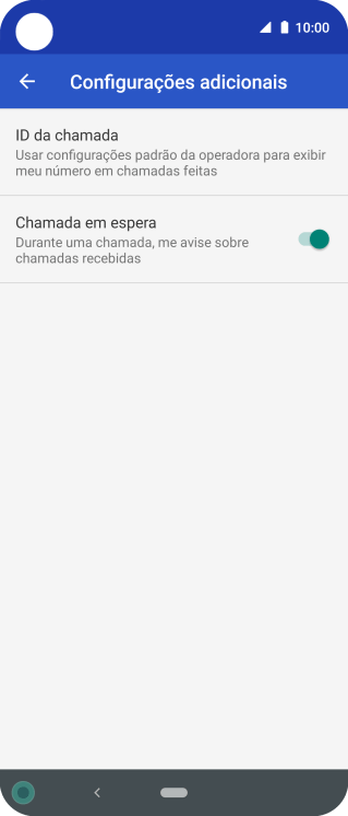Pressione ID da chamada. Pressione ID da chamada.
