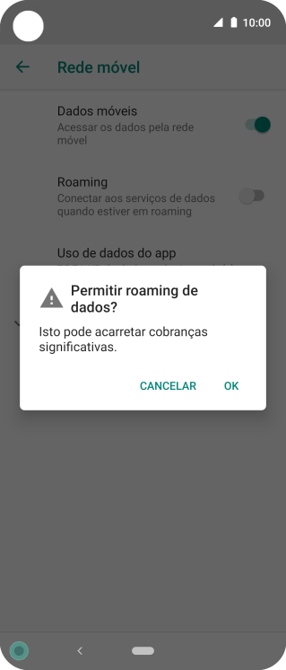 Se você quiser ativar a função, deve pressionar OK. Se você quiser ativar a função, deve pressionar OK.