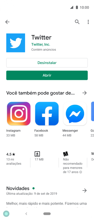 Pressione a tecla de início para finalizar e voltar à tela inicial. Pressione a tecla de início para finalizar e voltar à tela inicial.