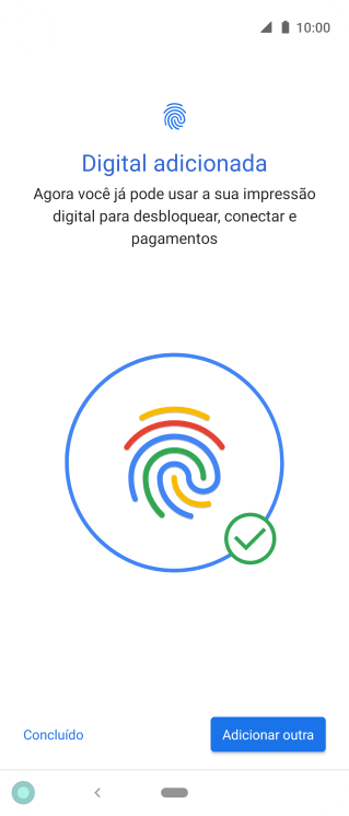 Pressione Concluído. Pressione Concluído.