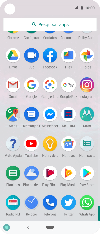 Pressione Play Store. Pressione Play Store.