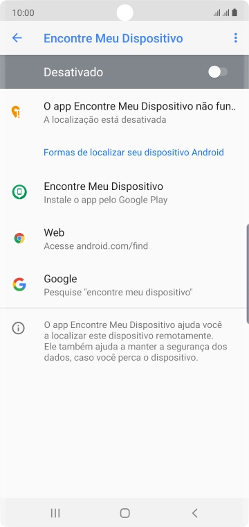 Pressione o indicador para ativar a função. Pressione o indicador para ativar a função.
