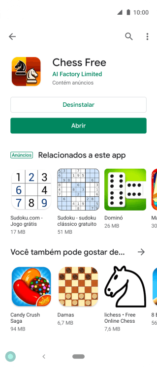 Pressione a tecla de início para finalizar e voltar à tela inicial. Pressione a tecla de início para finalizar e voltar à tela inicial.