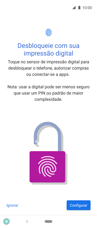 Pressione Configurar. Pressione Configurar.