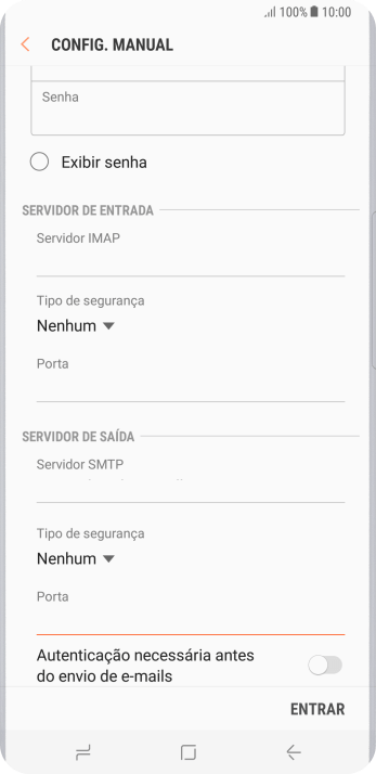 Pressione o indicador ao lado de Pressione o indicador ao lado de