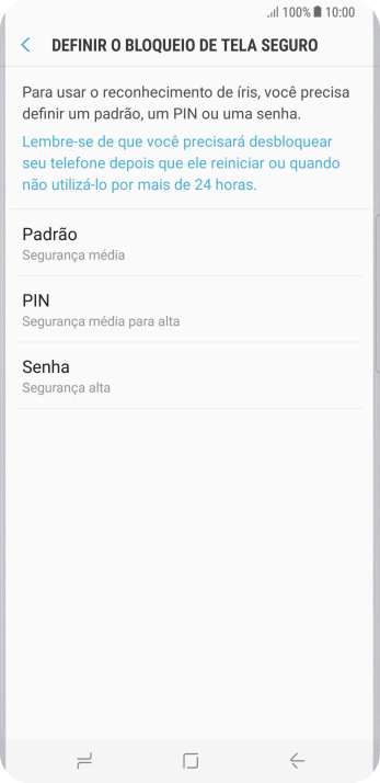 Pressione o código de bloqueio desejado, e siga as instruções da tela para criar um código extra. Pressione o código de bloqueio desejado, e siga as instruções da tela para criar um código extra.