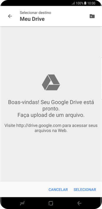 Se você quiser criar uma nova pasta, deve pressionar o ícone de nova pasta, e seguir as instruções da tela para criá-la. Se você quiser criar uma nova pasta, deve pressionar o ícone de nova pasta, e seguir as instruções da tela para criá-la.