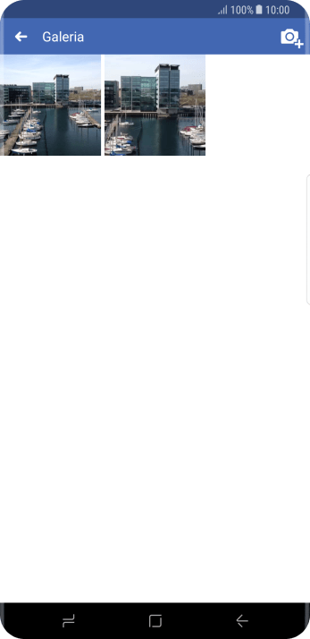 Pressione a foto ou o vídeo desejado. Pressione a foto ou o vídeo desejado.