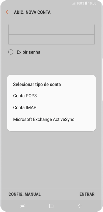 Pressione Conta IMAP. Pressione Conta IMAP.
