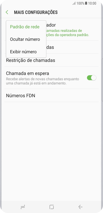 Pressione Exibir número para ativar a identificação do seu número. Pressione Exibir número para ativar a identificação do seu número.