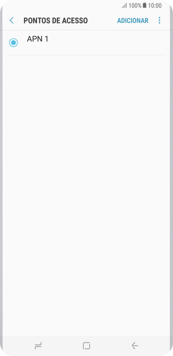 Pressione ADICIONAR. Pressione ADICIONAR.