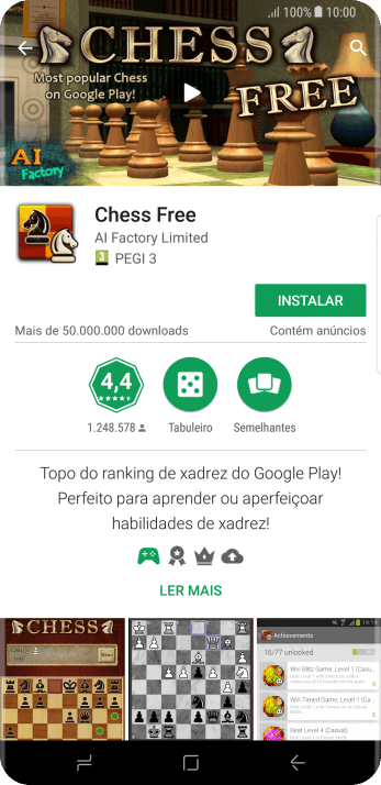 Pressione INSTALAR, e siga as indicações da tela para instalar o app. Pressione INSTALAR, e siga as indicações da tela para instalar o app.